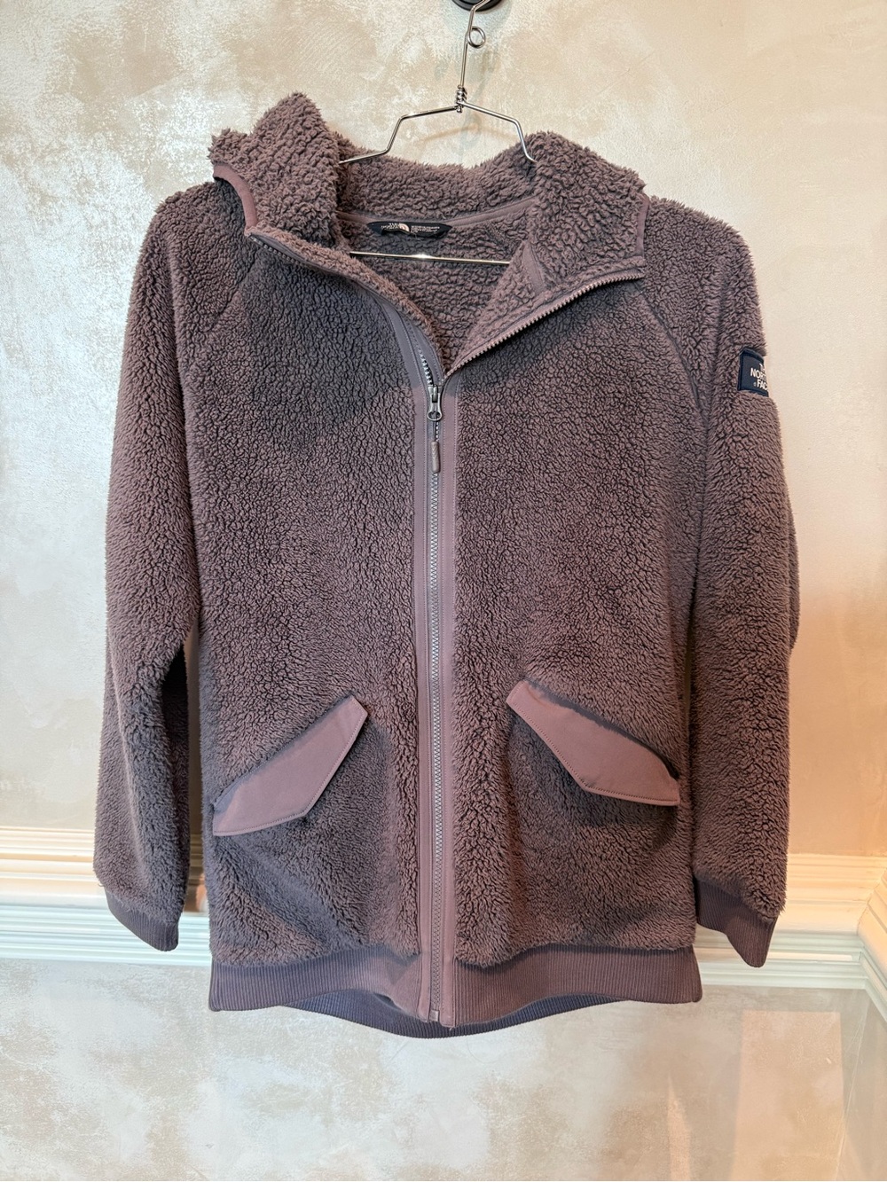 The North Face Plush Zip-Up Sherpa Jacket